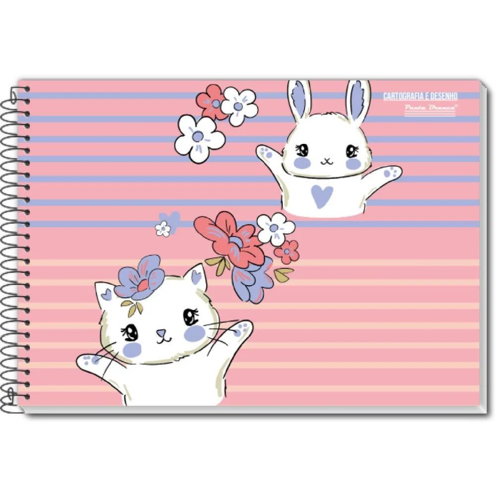 Caderno Desenho Universitario Uau 96Fls. Pauta Branca (Pct.c/04)