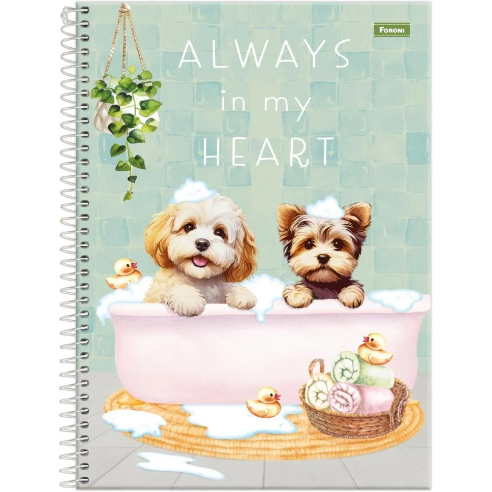 Caderno 01X1 Capa Dura Furfriends 80F Foroni (Pct.c/04)