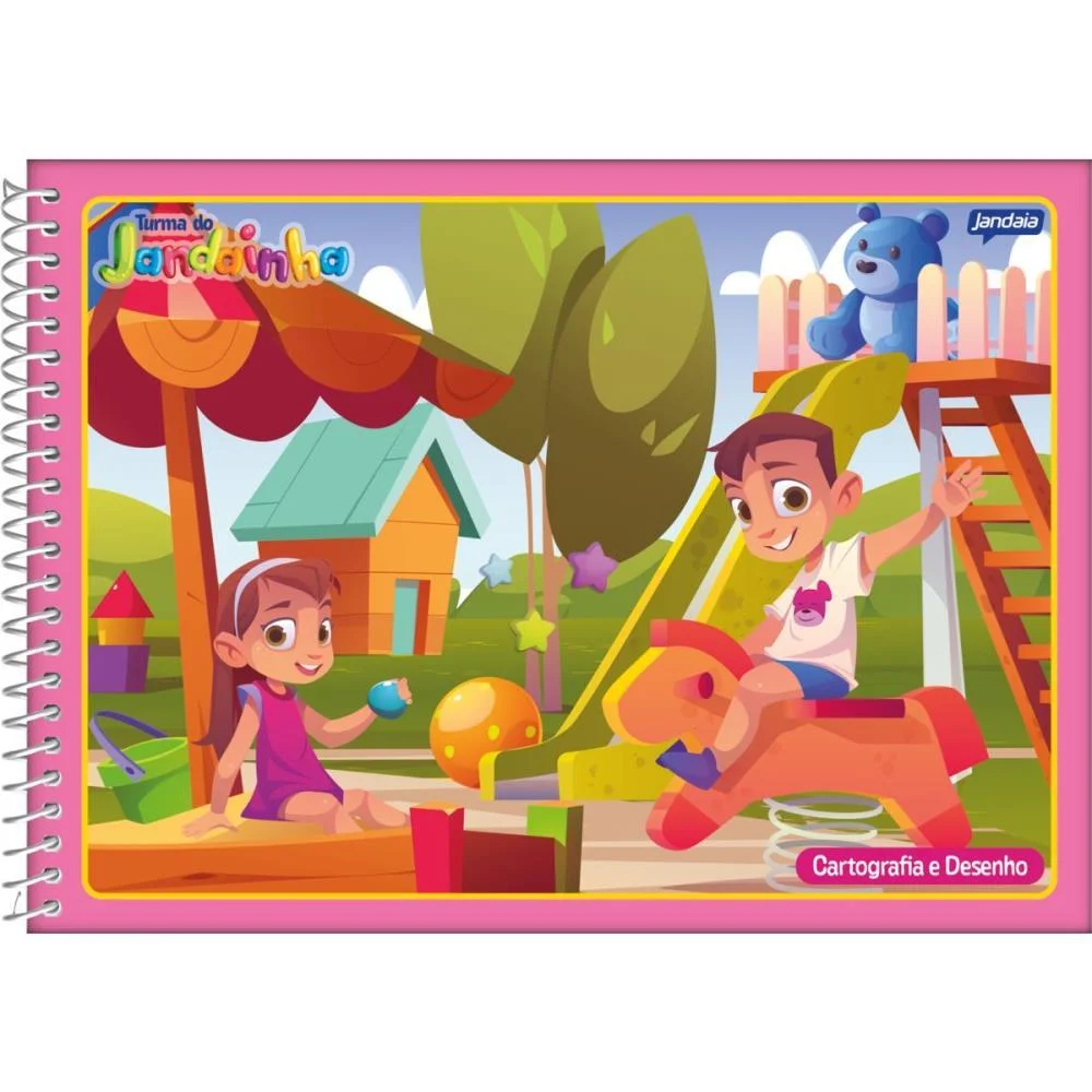 Caderno Desenho Univ Capa Dura Jandainha Feminino 80Fls. Jandaia (Pct.c/04)