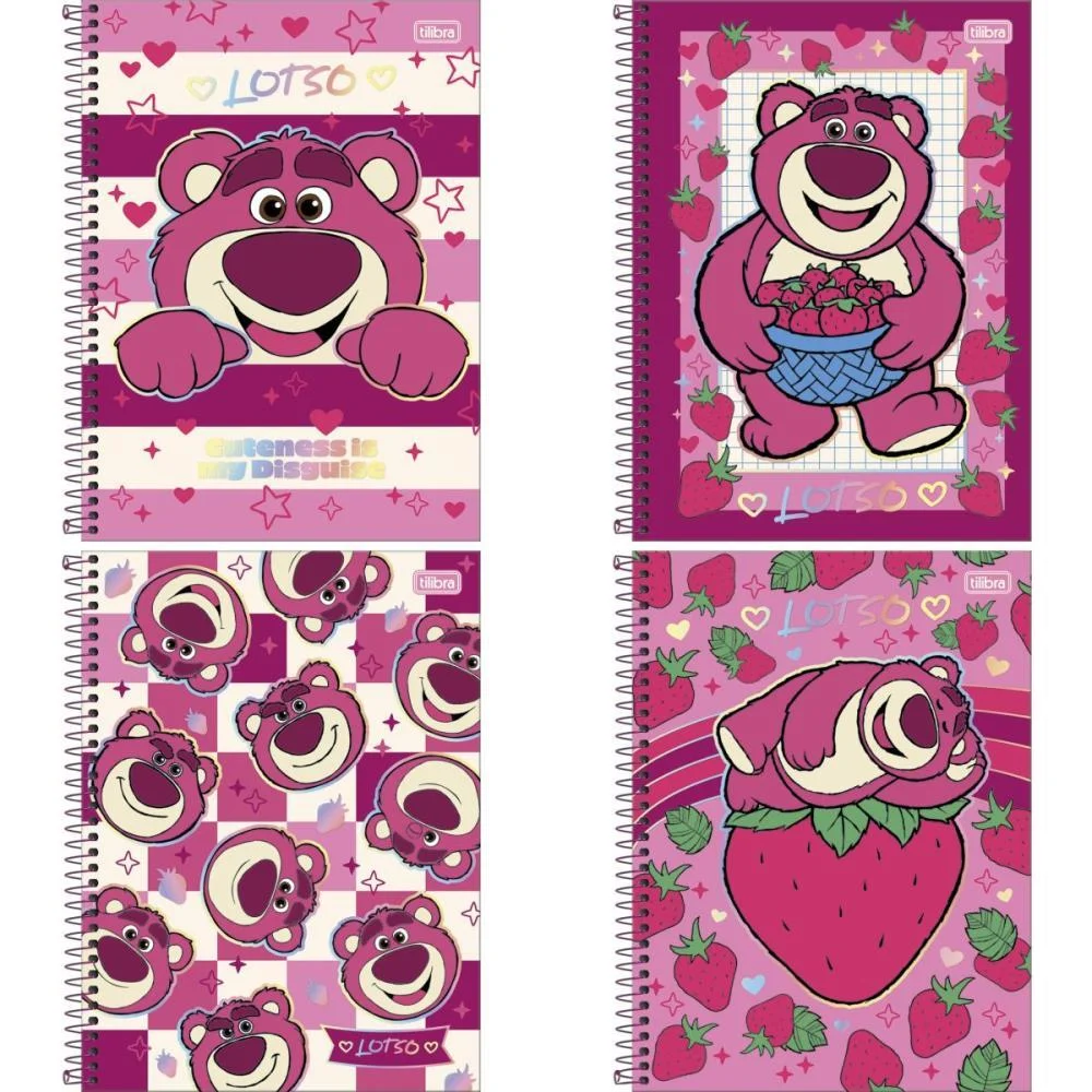 Caderno 01X1 Capa Dura Lotso 80Fls Tilibra (Pct.c/04)