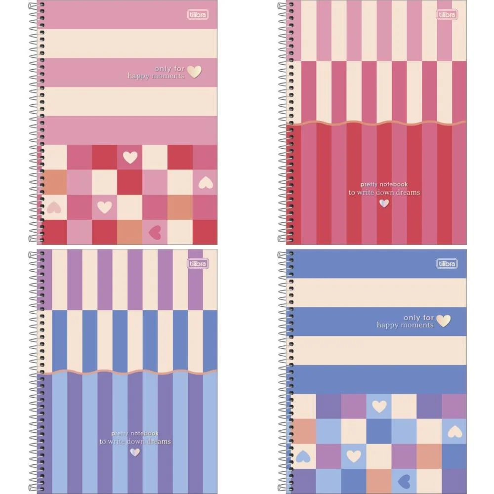 Caderno 01X1 Capa Dura Melrose 80Fls Tilibra (Pct.c/04)