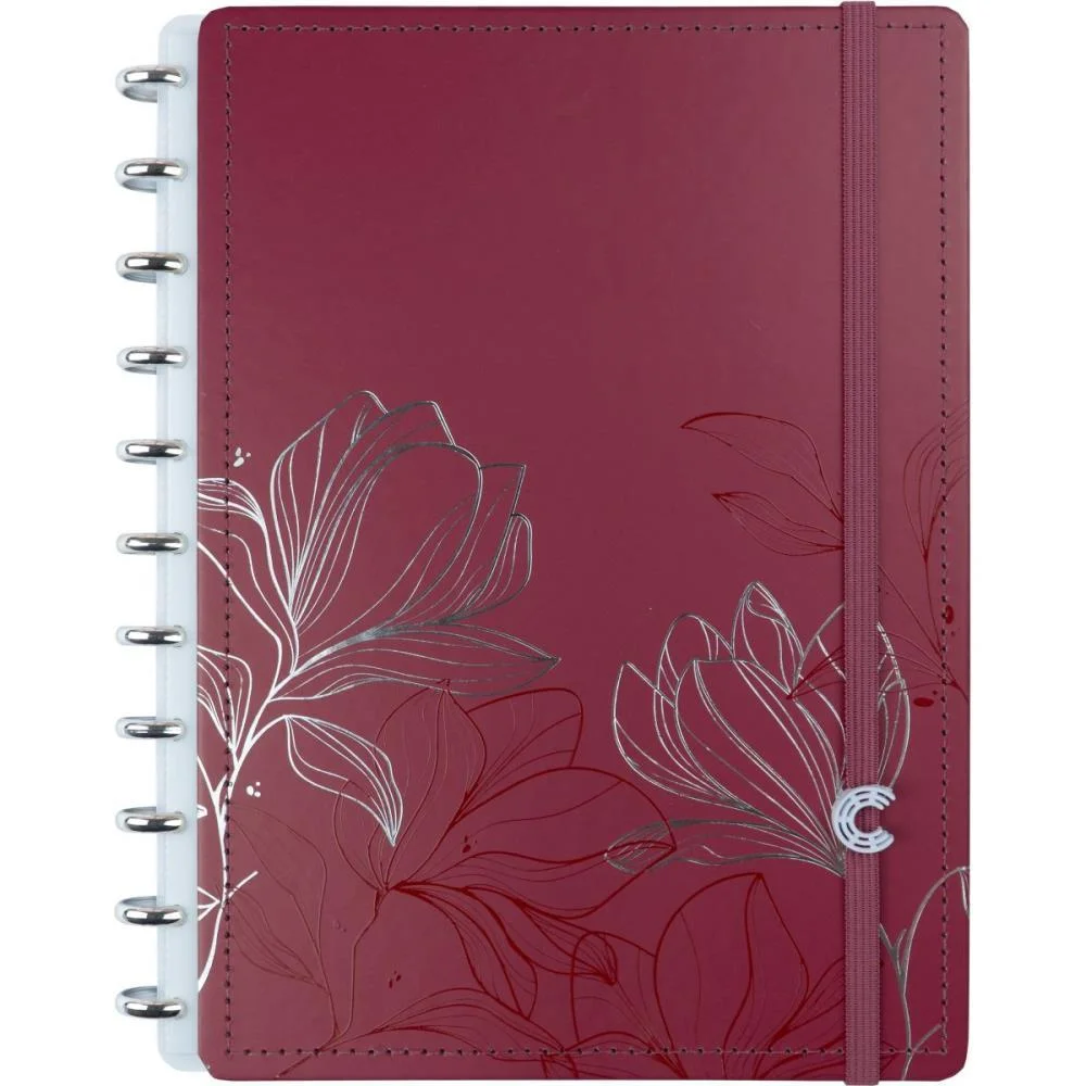 Caderno Inteligente Grande Bruna Tavares Cherry 80Fls Caderno Inteligente (Unidade)
