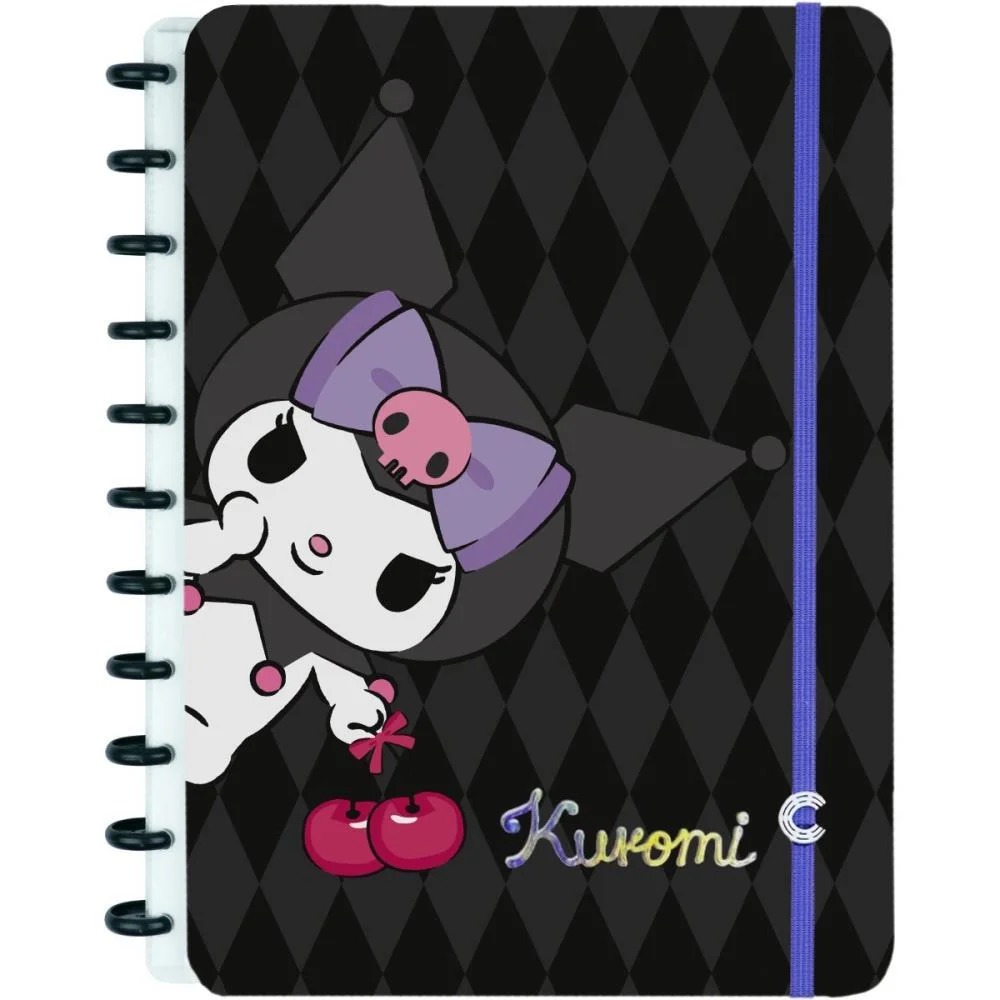 Caderno Inteligente Grande Kuromi 80Fls 215X280Mm Caderno Inteligente (Unidade)