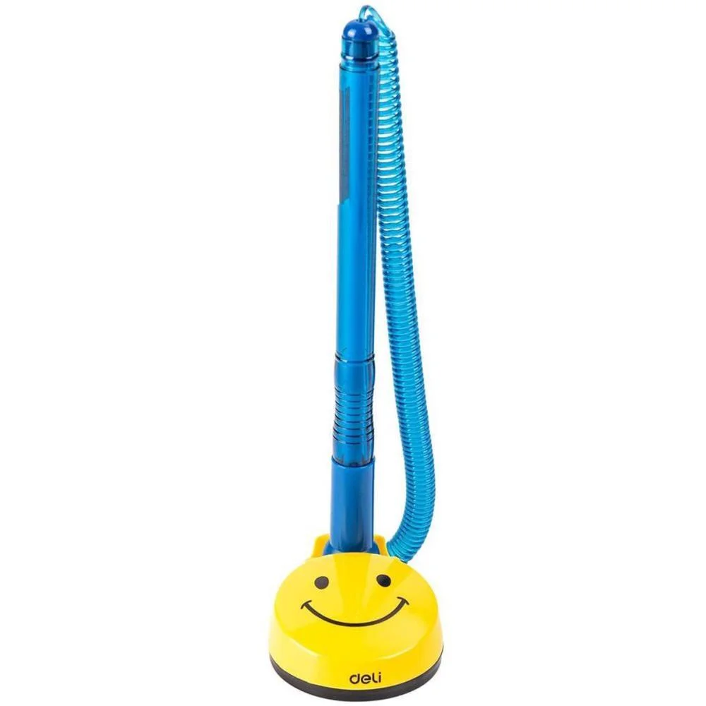 Caneta Para Balcao Daily C/Suporte Mini 0,7Mm Az Deli (Blister)