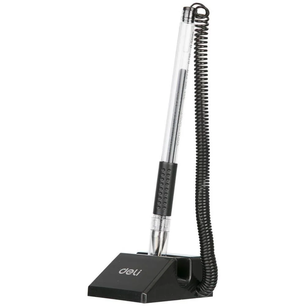 Caneta Para Balcao Daily C/Suporte Mini 0,5Mm Pt Deli (Blister)