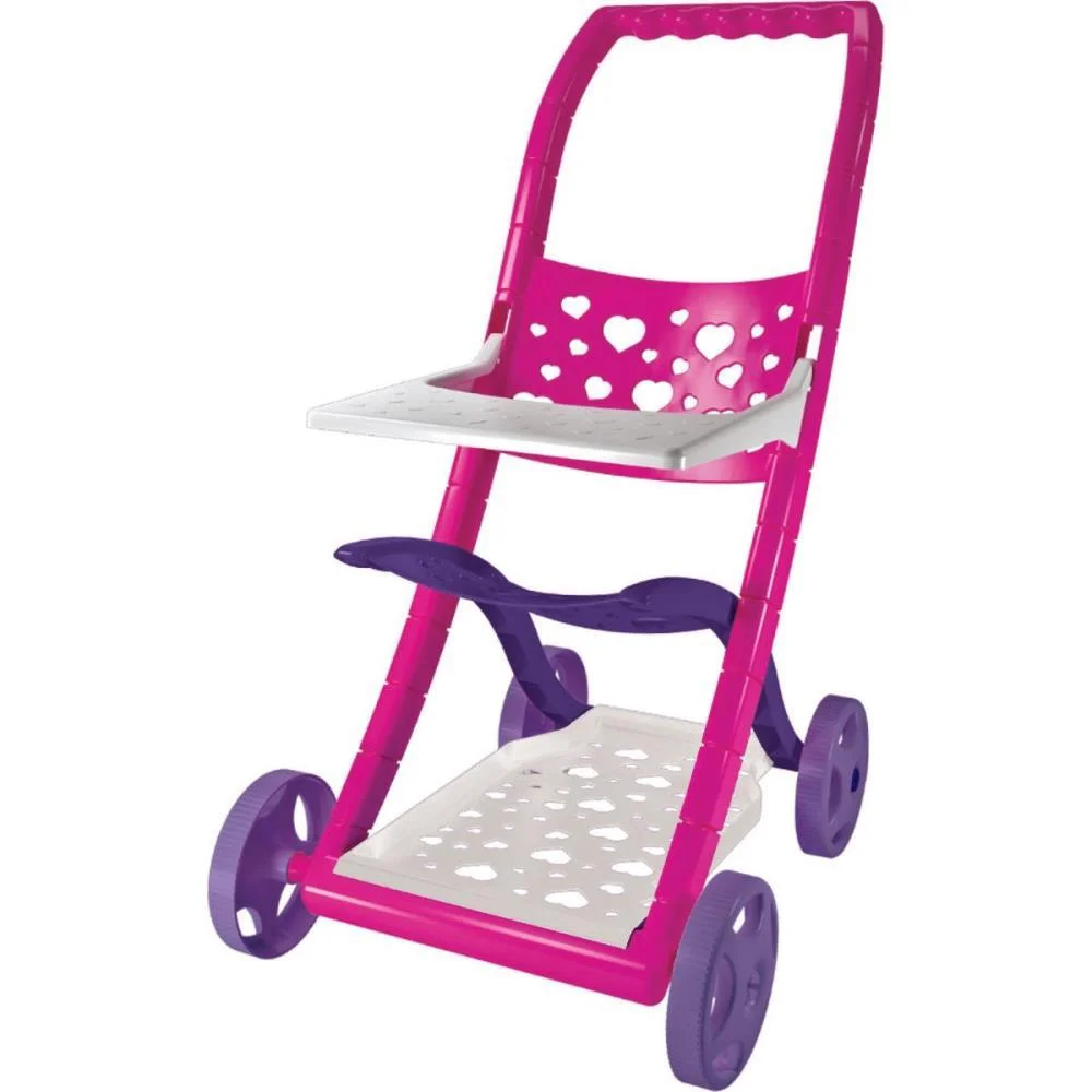 Carrinho De Boneca Caroninha Rosa Ggb Plast (Unidade)