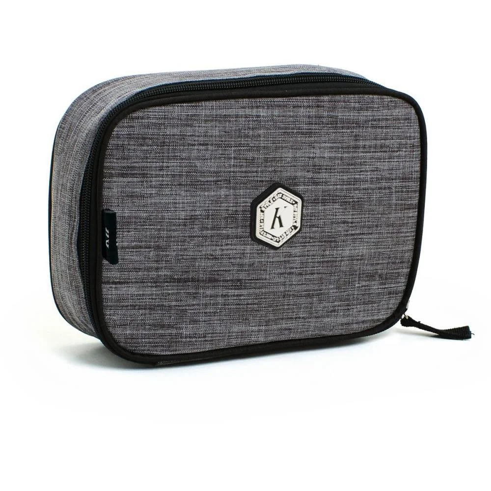 Estojo Box Juvenilc/Compartimento Cinza Kit (Unidade)