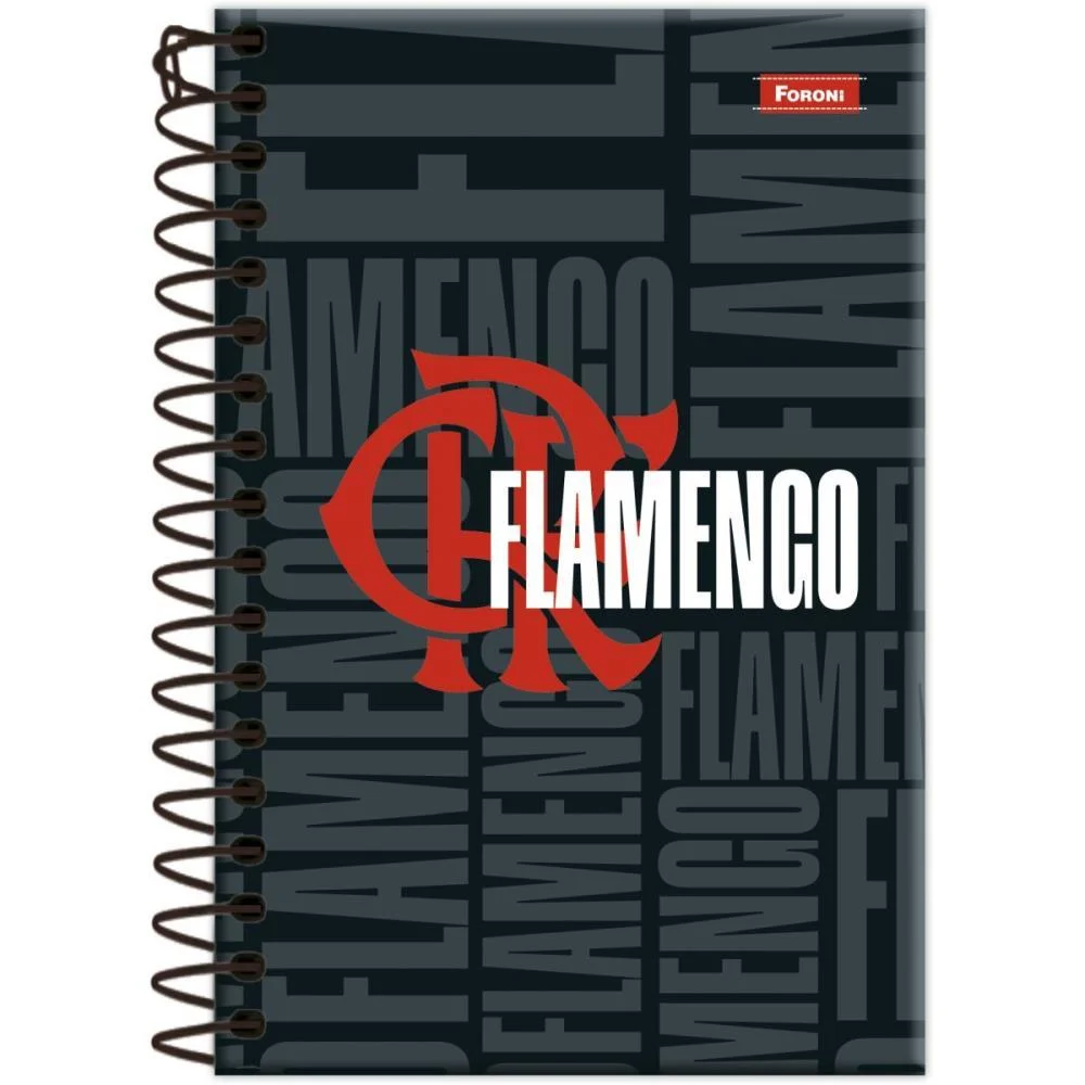 Caderneta 1/8 Flamengo Capa Dura 80Fls Foroni (Pct.c/04)