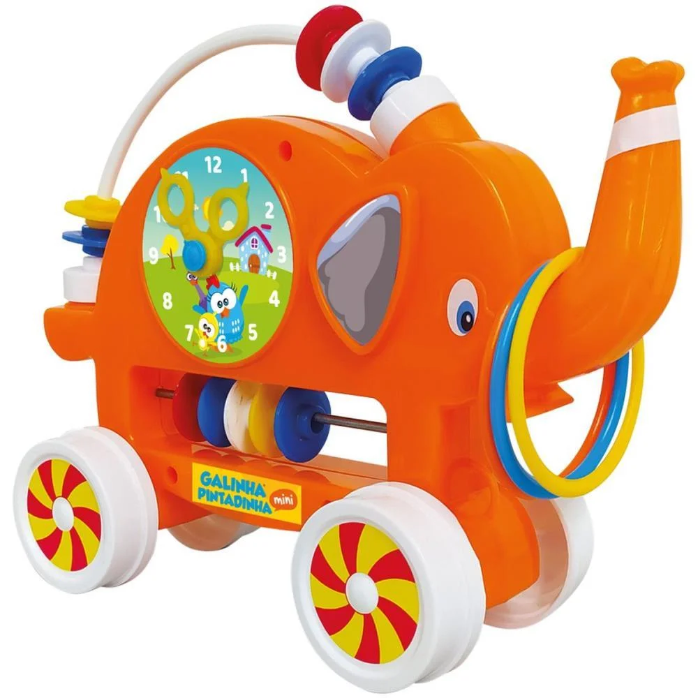 Brinquedo Para Bebe Galinha Pintadinha Elefantinho Monte Libano (Unidade)