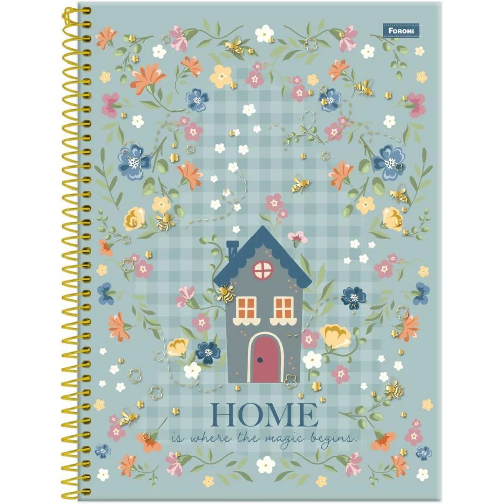Caderno 10X1 Capa Dura Milly 160F Foroni (Pct.c/04)