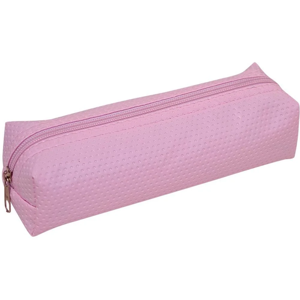 Estojo Simples Teen Rosa P/40 Lapis Acp (Unidade)