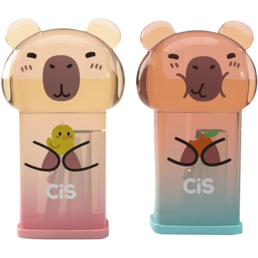 Apontador Com Deposito Decor. Capivara 2 Modelos Sortidos Sertic (Dp.c/12)