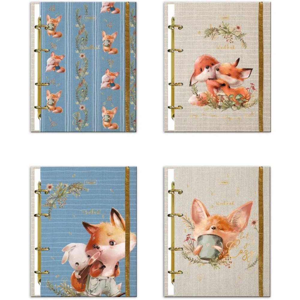 Caderno Argolado Woodland C/Elast 4Cap.incl.80F Cadersil (Unidade)