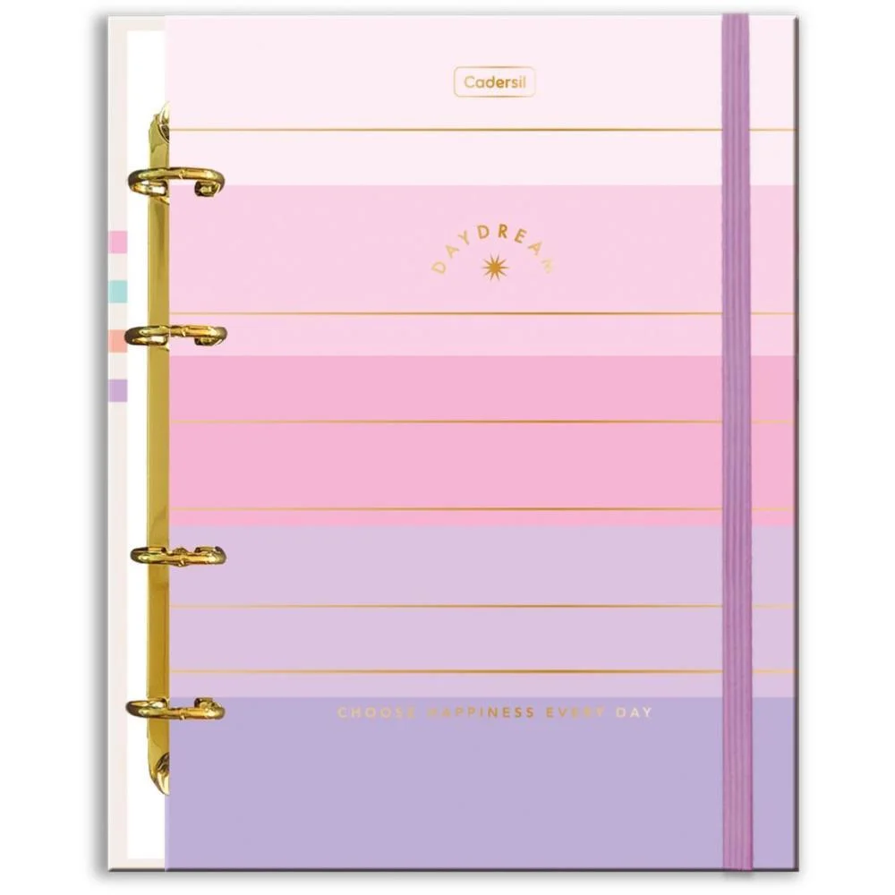 Caderno Argolado Daydream C/Elast+ 6Divis.80F(S Cadersil (Unidade)