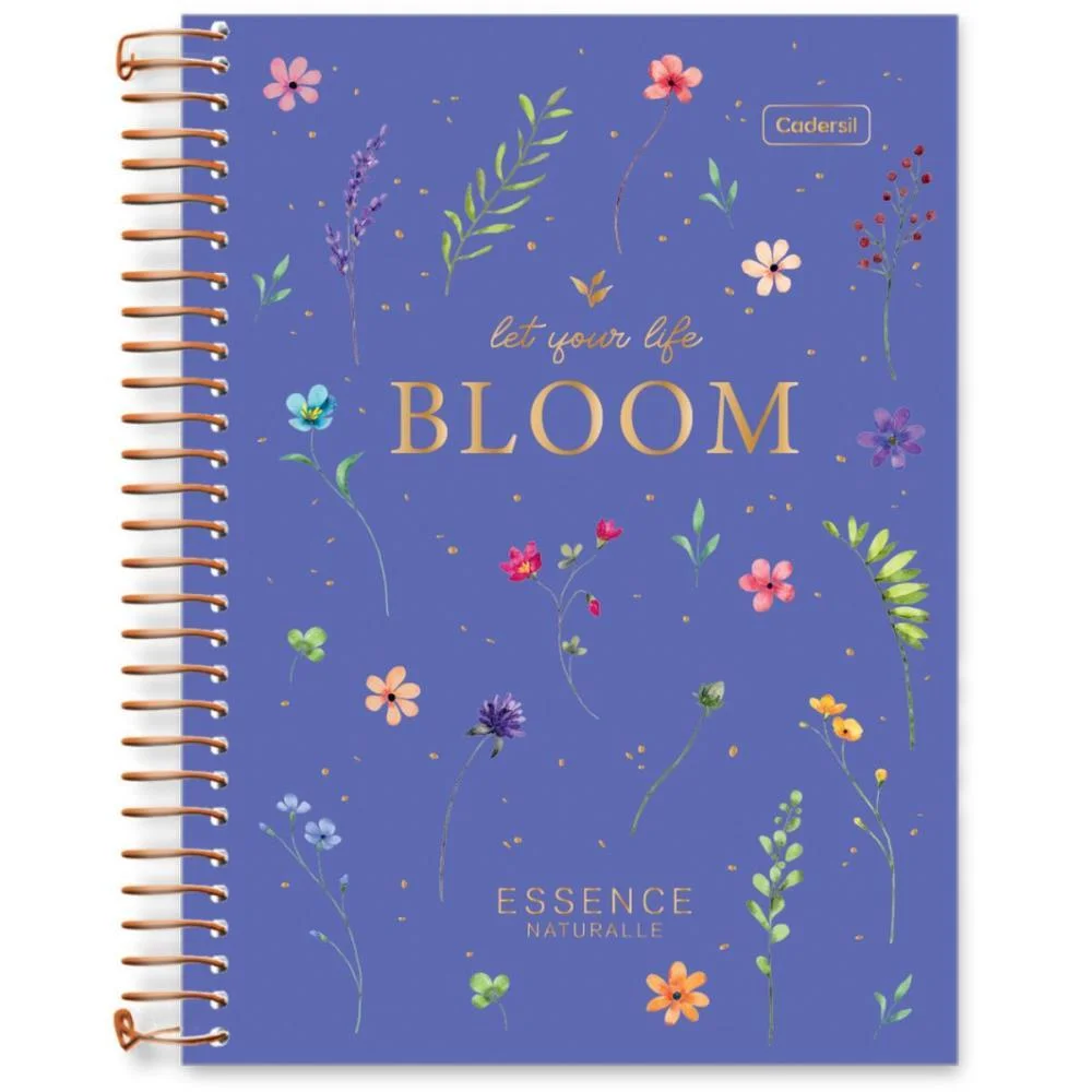 Caderno 01X1 Cp.dura Colegial Essence Naturalle 80Fls Cadersil (Pct.c/04)