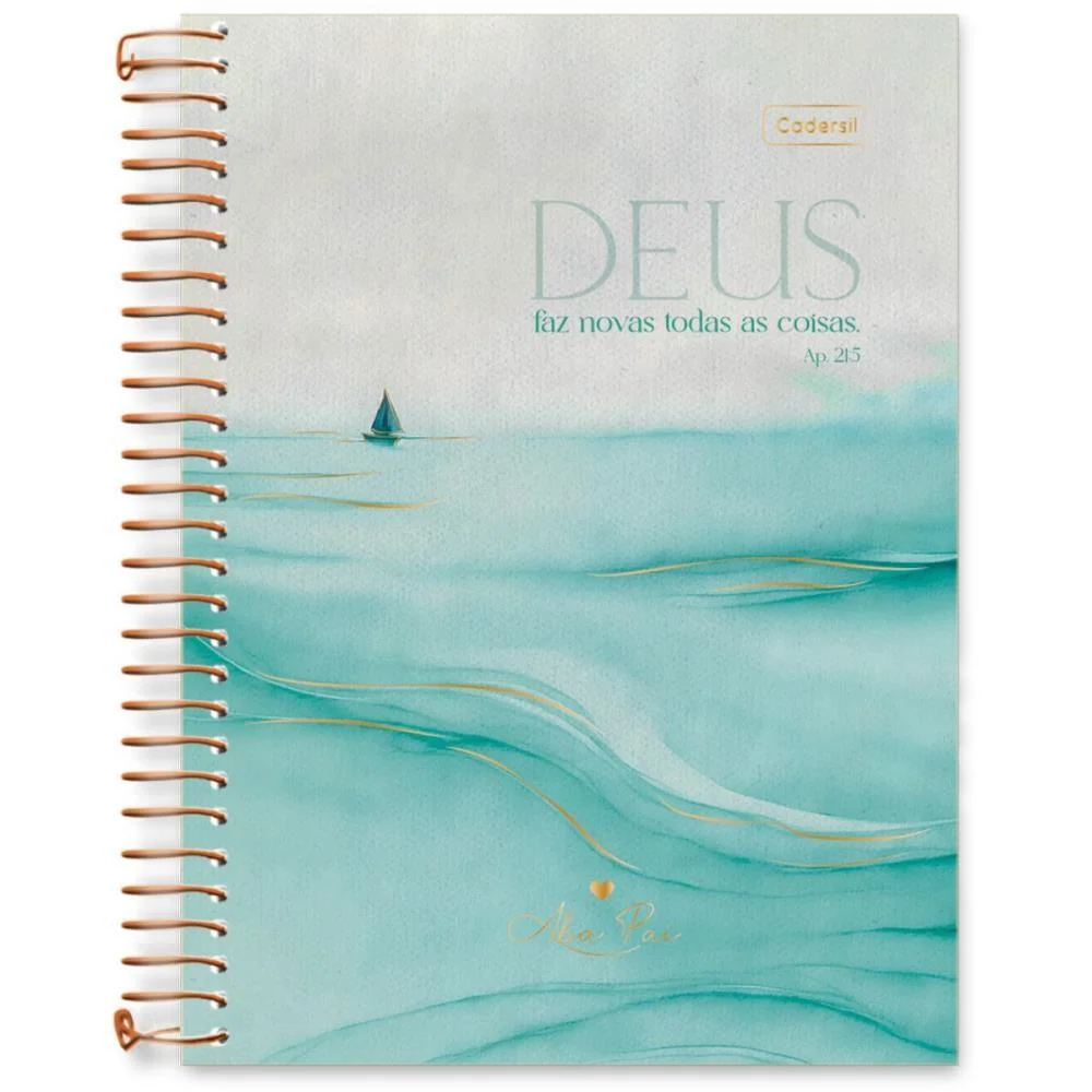 Caderno 10X1 Cp.dura Colegial Aba Pai 160Fls Cadersil (Pct.c/04)
