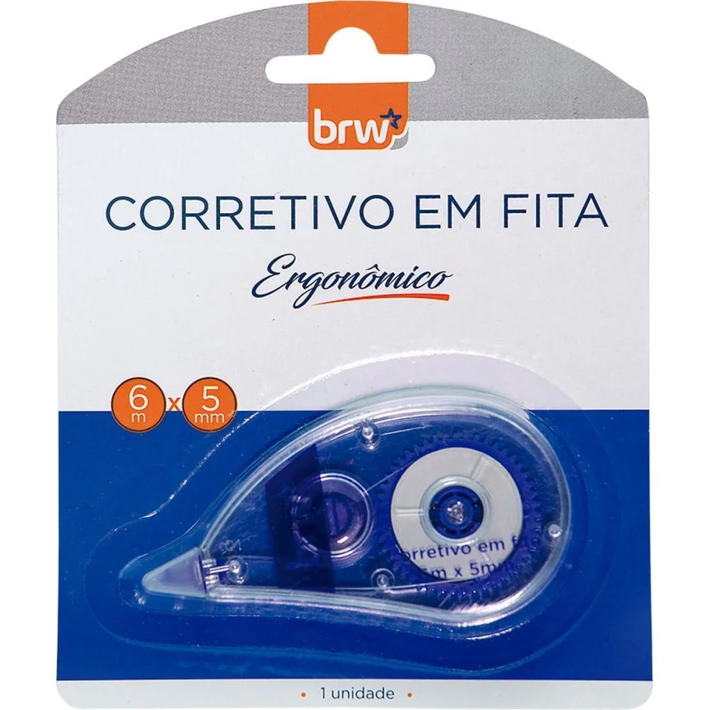 Corretivo Em Fita 5Mmx6M Brw (Blister)