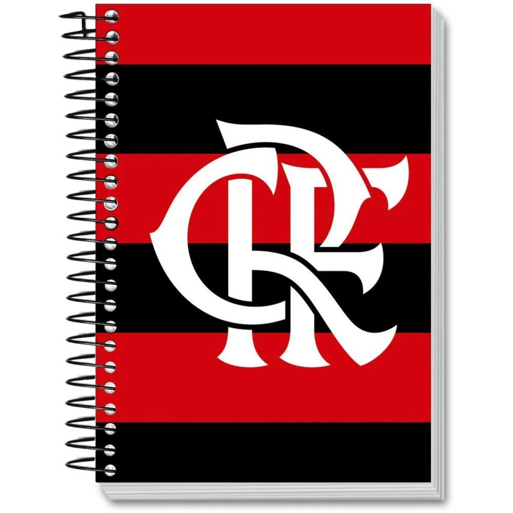 Caderno 01X1 Capa Dura Flamengo 80Fls Kit (Pct.c/04)