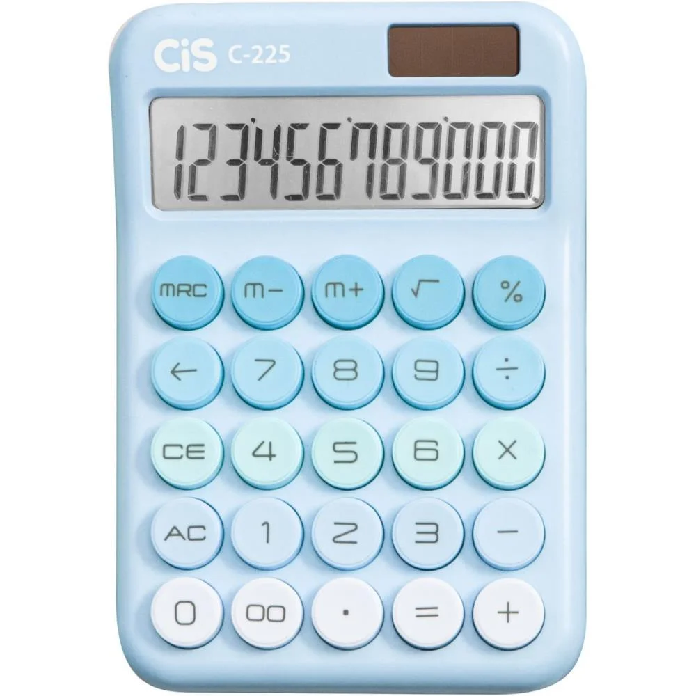Calculadora De Mesa 12 Dig. Mod C-225 Azul Sertic (Unidade)