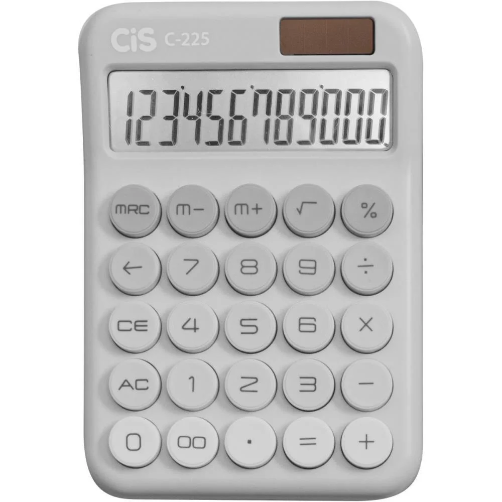 Calculadora De Mesa 12 Dig. Mod C-225 Cinza Sertic (Unidade)