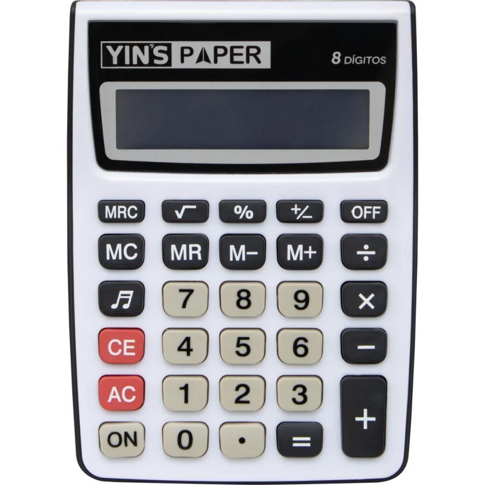 Calculadora De Mesa 8 Digitos Com Som Yins (Unidade)