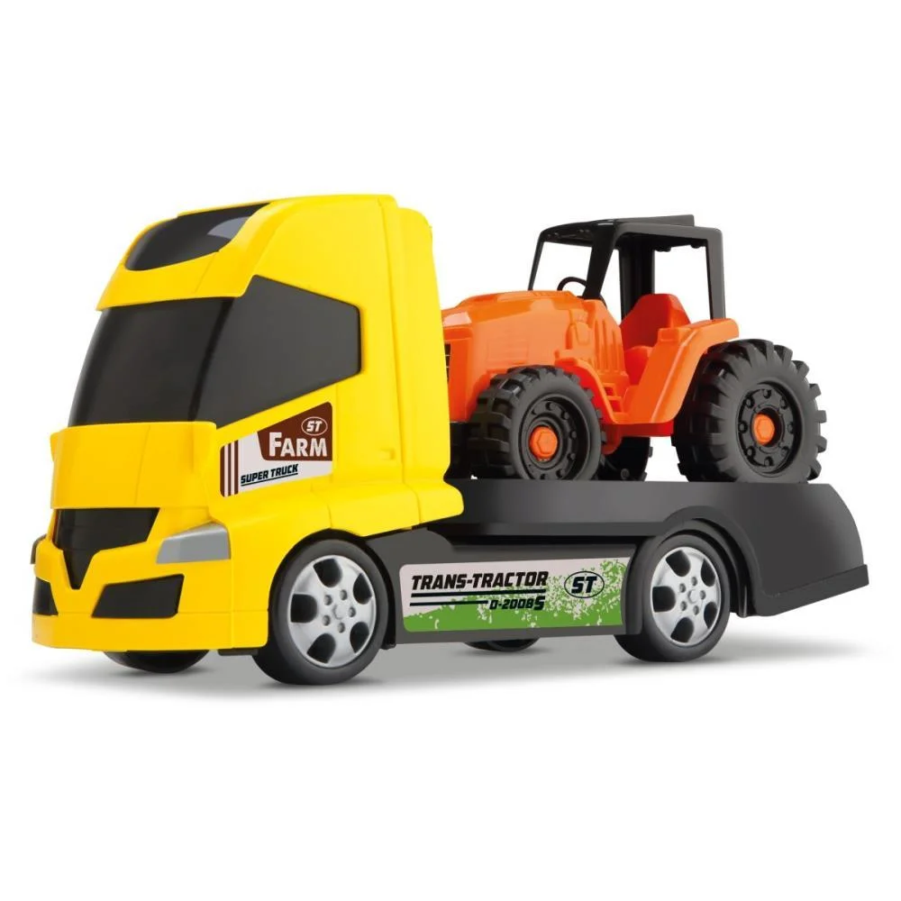 Caminhao Trans Tractor Farm (S) Orange Toys (Unidade)