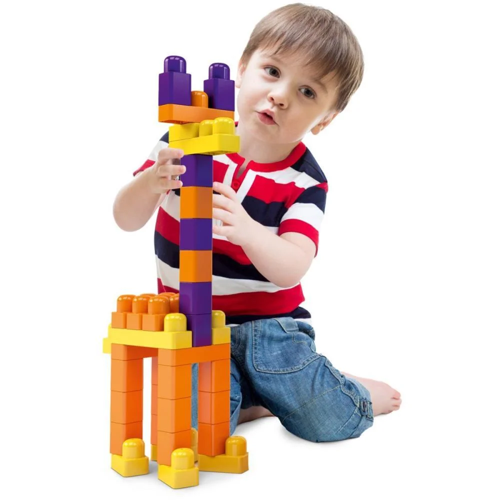 Brinquedo Para Montar Mais Blocos V 60Pcs Dismat (Unidade)