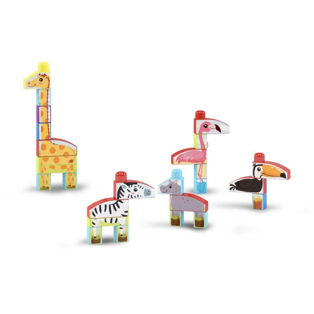 Brinquedo Para Montar Mais Blocos X 3Em1 40Pcs Dismat (Unidade)