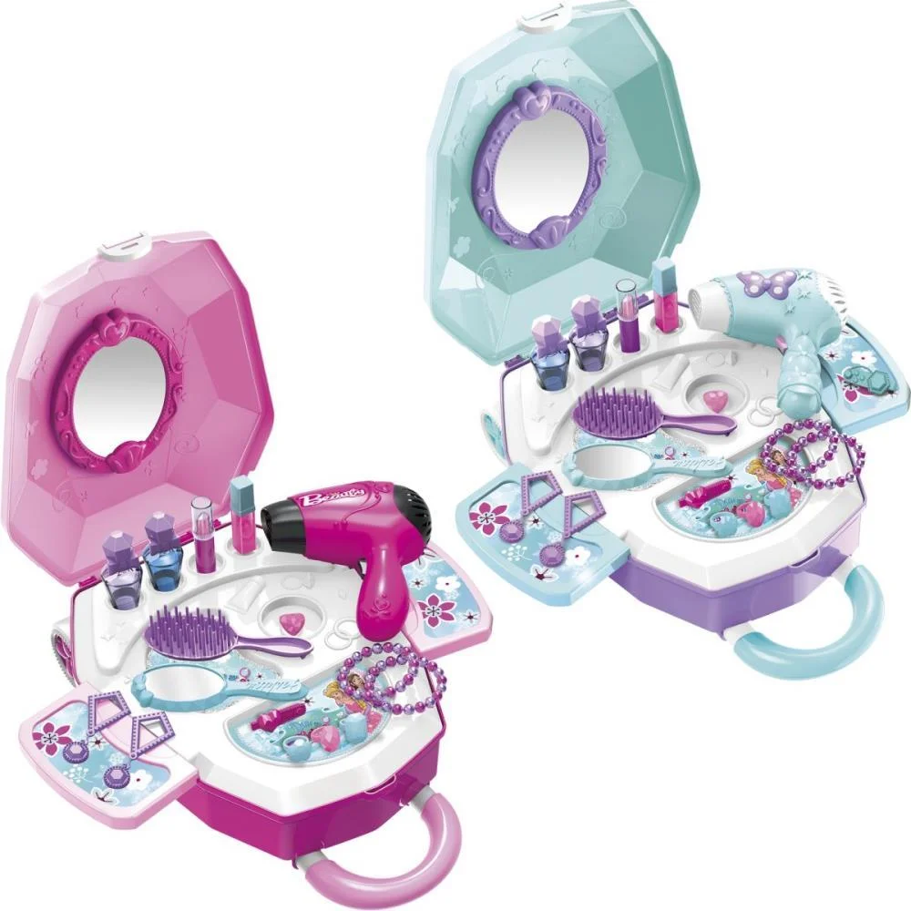 Brincando De Profissoes Maleta Dia Da Beleza 2Em1 (S) Dm Toys (Unidade)