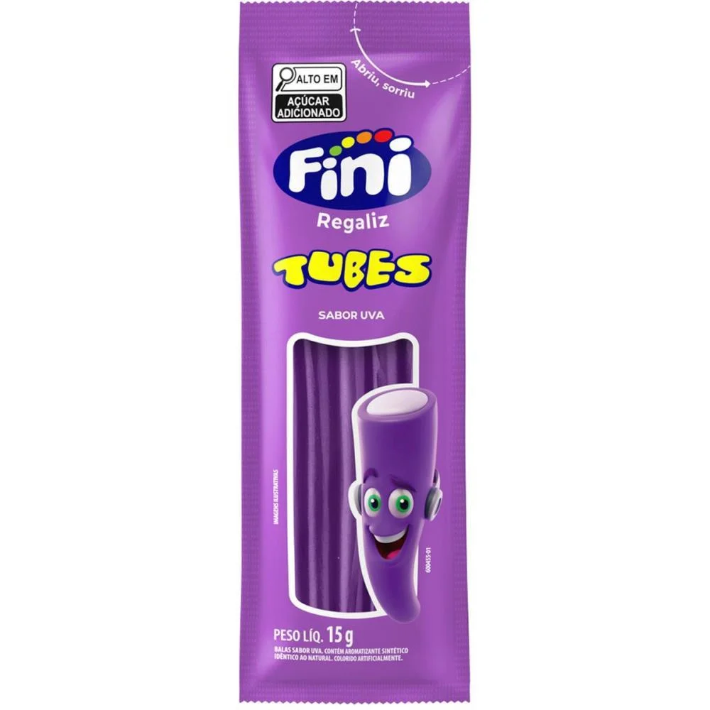 Doce Tubes Uva 15G. Fini (Dp.c/12)