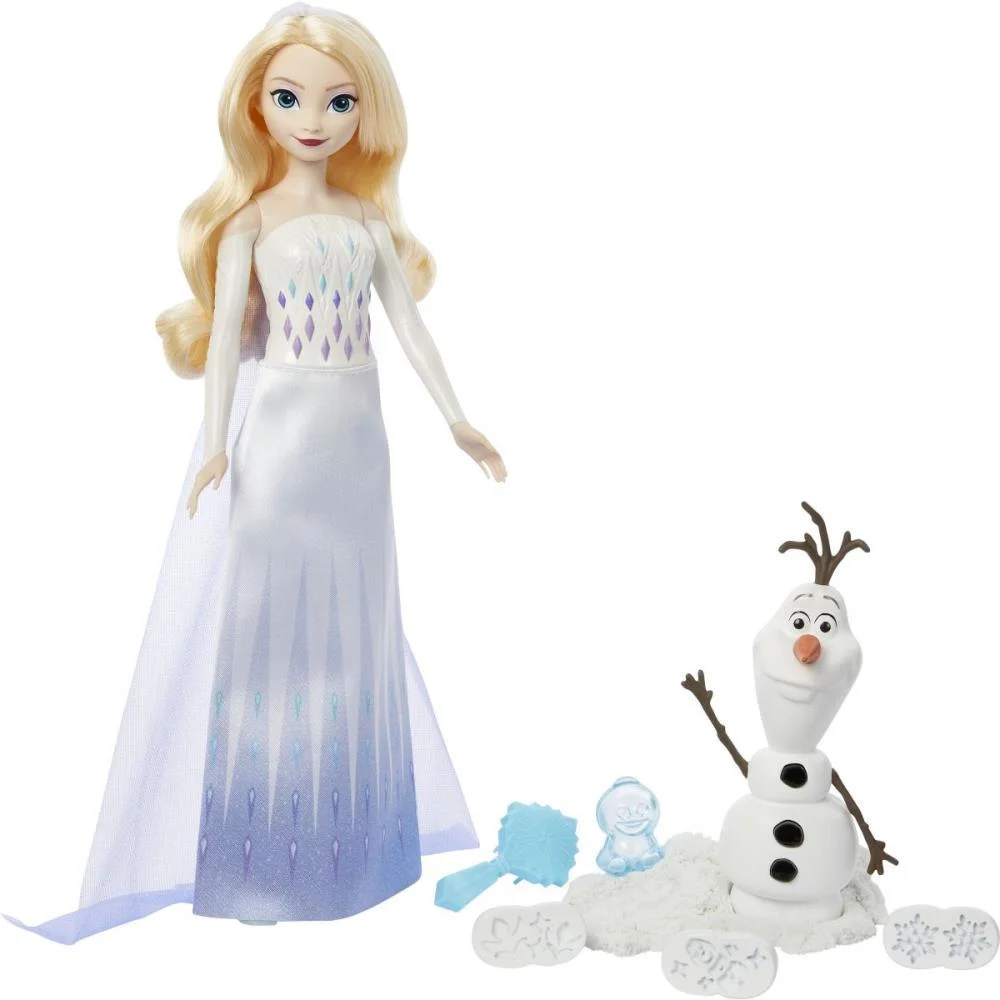 Boneca Disney Frozen Elsa E Olaf Avent.neve Mattel (Unidade)