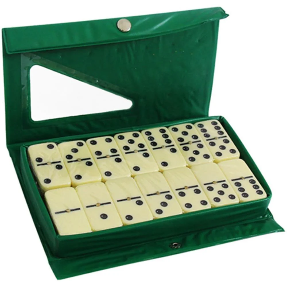 Domino Estojo 28Pcs 11Mm Verde Western (Estojo)