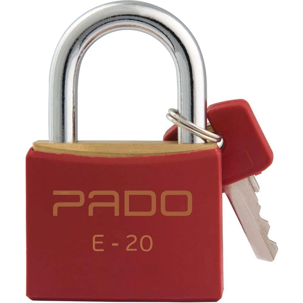 Cadeado Cores Vermelho Sm Lt - 20Mm Pado (Unidade)