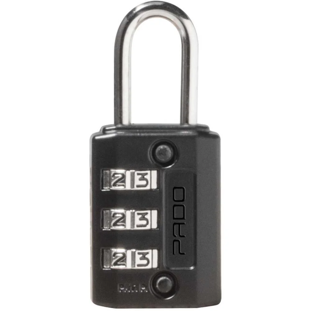 Cadeado Segredo Zamac Preto Sz 20 3 Segredos Pado (Unidade)