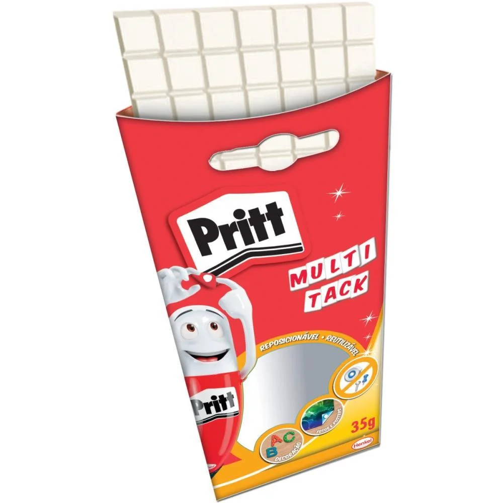 Cola De Alta Resistencia Pritt Multitack 35G P/ Fixacao Henkel (Blister)