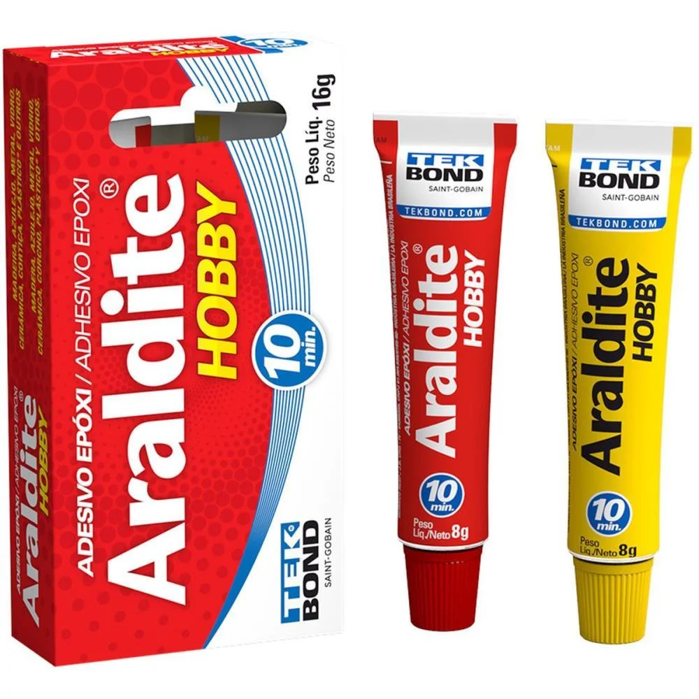 Cola De Alta Resistencia Araldite Hobby 16G. Tekbond (Cx.c/06)