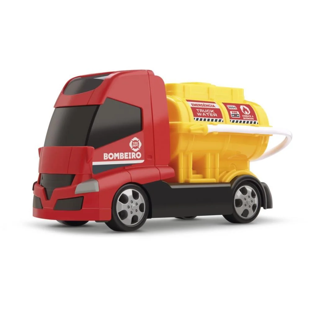 Caminhao Bombeiro Combate Orange Toys (Unidade)