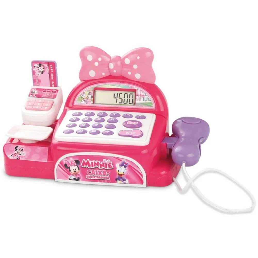 Brincando De Profissoes Caixa Registradora Minnie Multikids (Unidade)