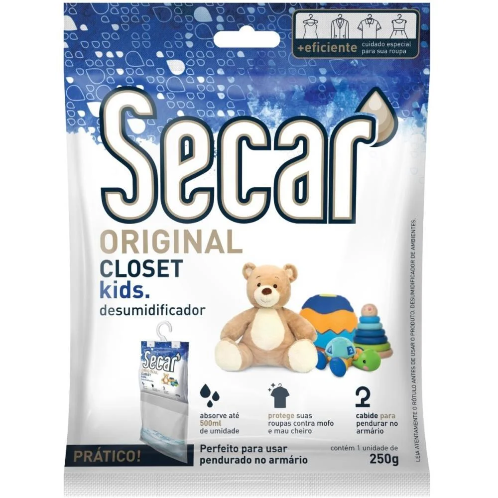 Desumidificador Secar Orginal Closet Kids 250G Soin (Unidade)