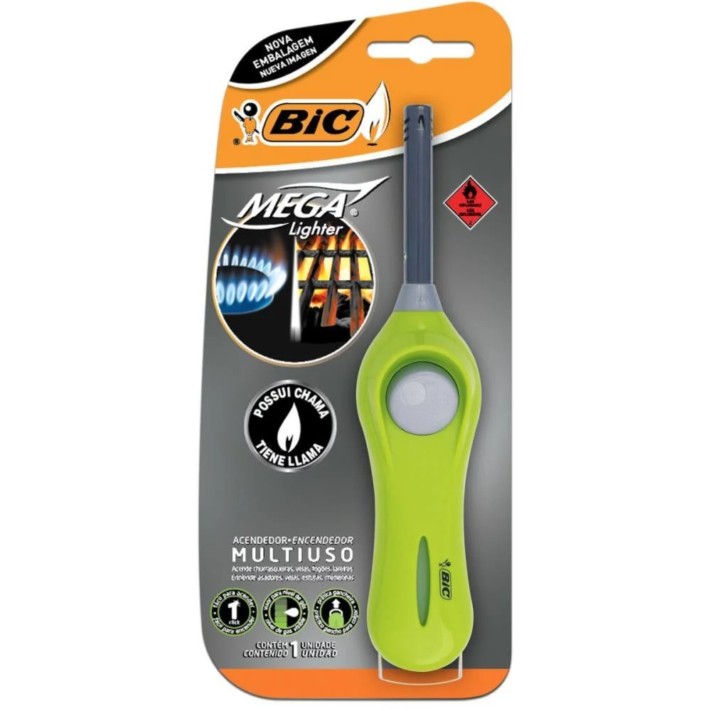 Acendedor Multiuso Mega Lighter Bic (Bl.c/01)
