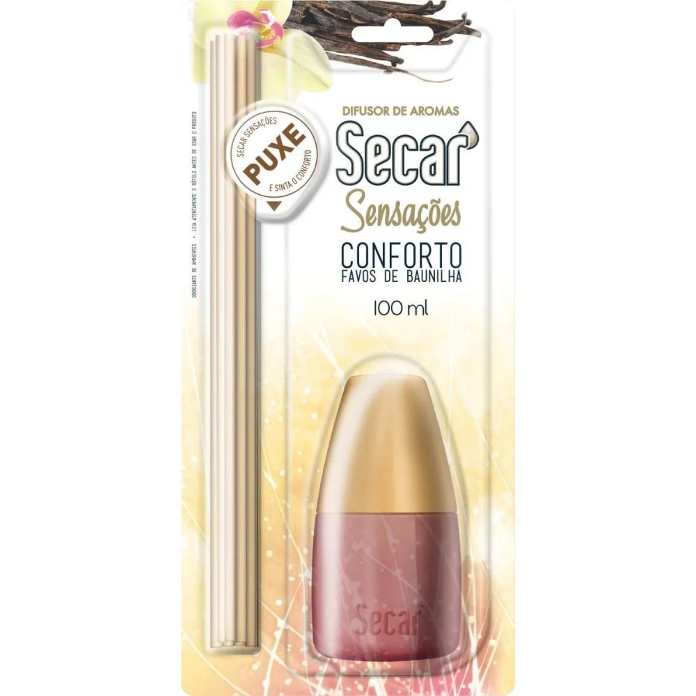 Difusor De Aroma Secar Favos De Baunilha 100Ml Soin (Unidade)