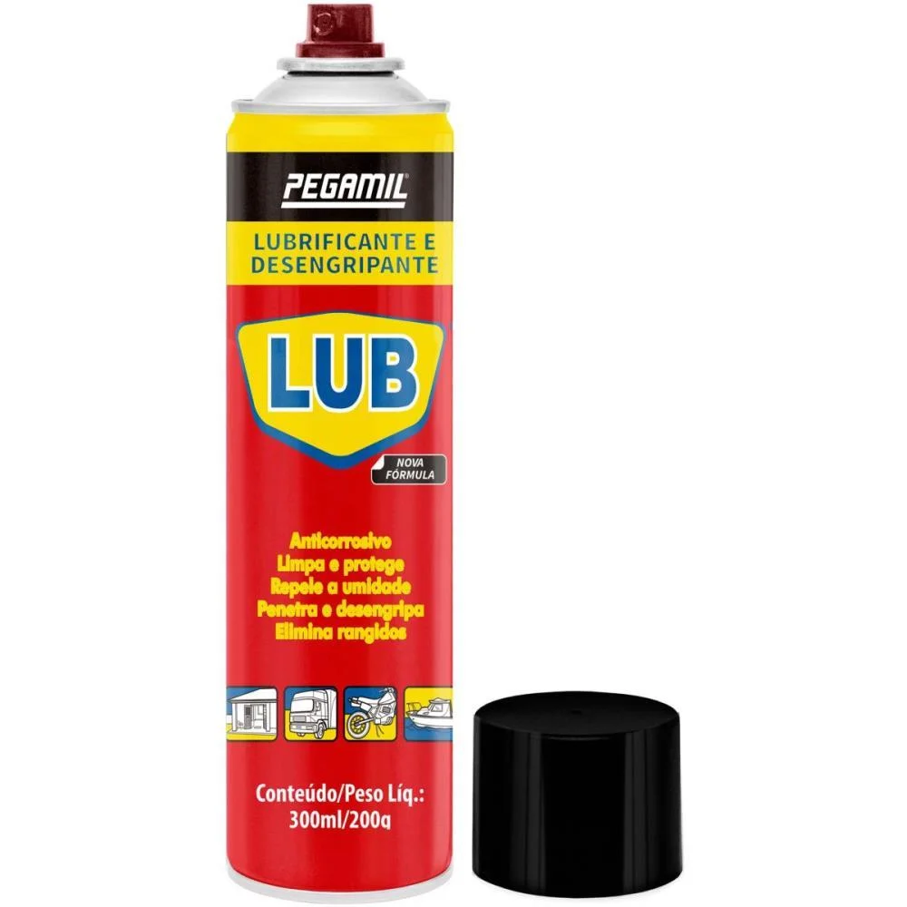 Aerossol Multiuso Spray Lubri  300Ml Pegamil (Unidade)