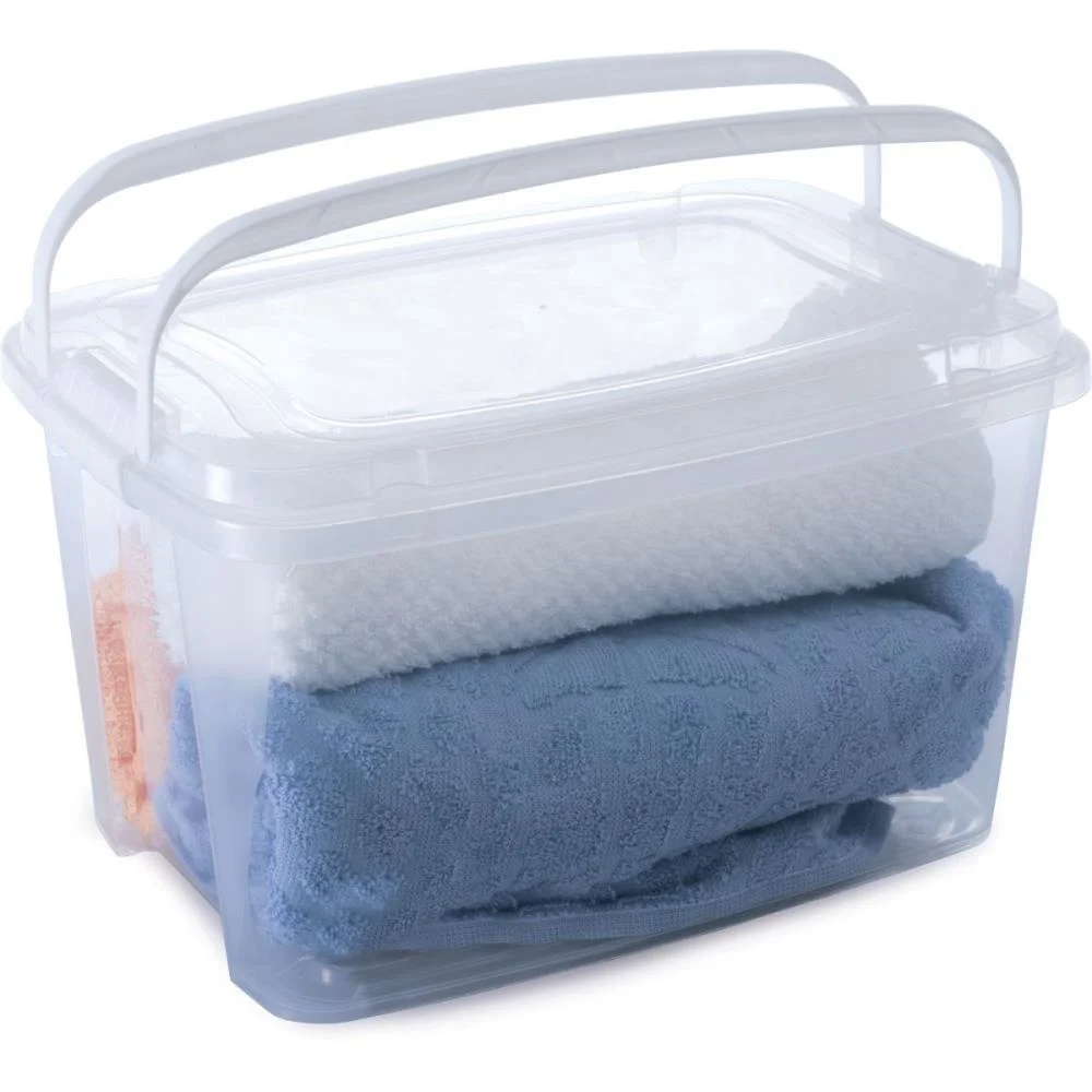 Caixa Plastica Multiuso Gran Box Alta Alça/Trava 10,7L Plasutil (Unidade)