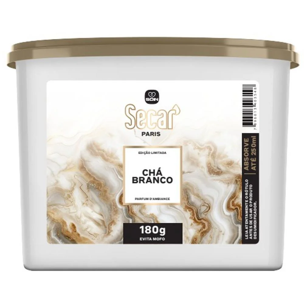 Desumidificador Secar Original Cha Branco 180G Soin (Unidade)