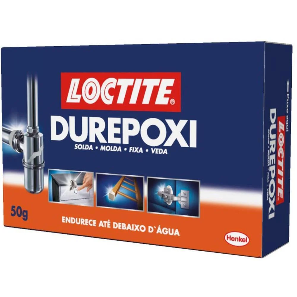 Cola De Alta Resistencia Durepoxi 50G Loctite Henkel (Cx.c/12)