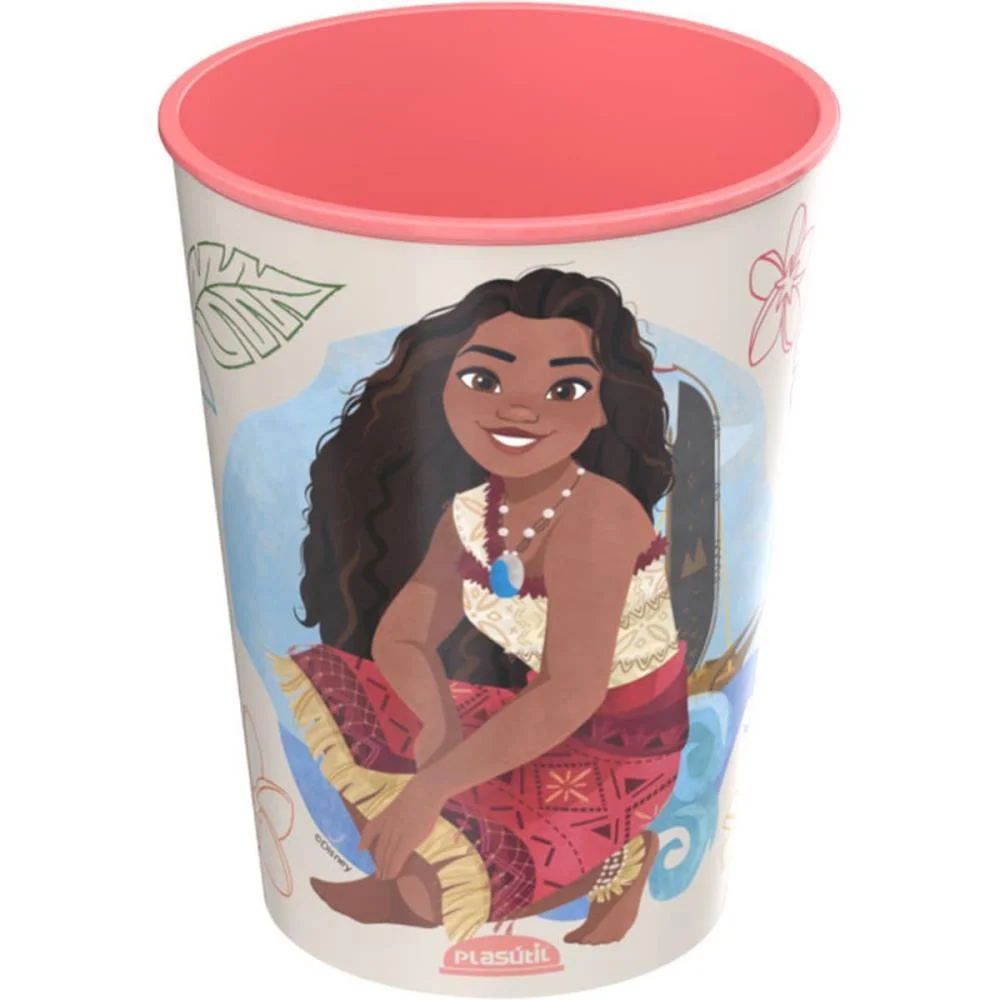 Copo Decorado Moana 320Ml Plasutil (Unidade)