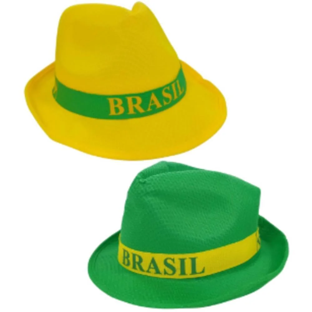 Copa Do Mundo Chapeu Malandrinho Brasil (S) Nyr Festas (Pct.c/06)
