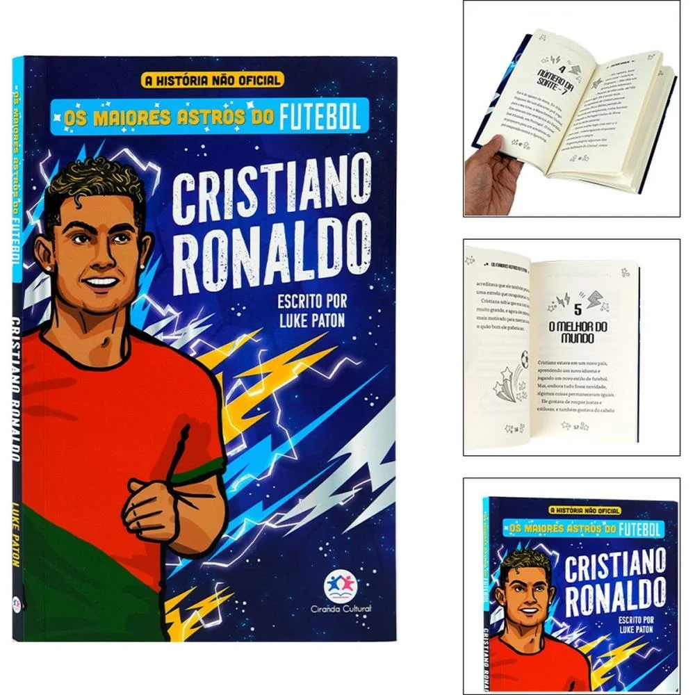 Copa Do Mundo Livro Astros Cristiano Ronaldo Magic Kids (Unidade)