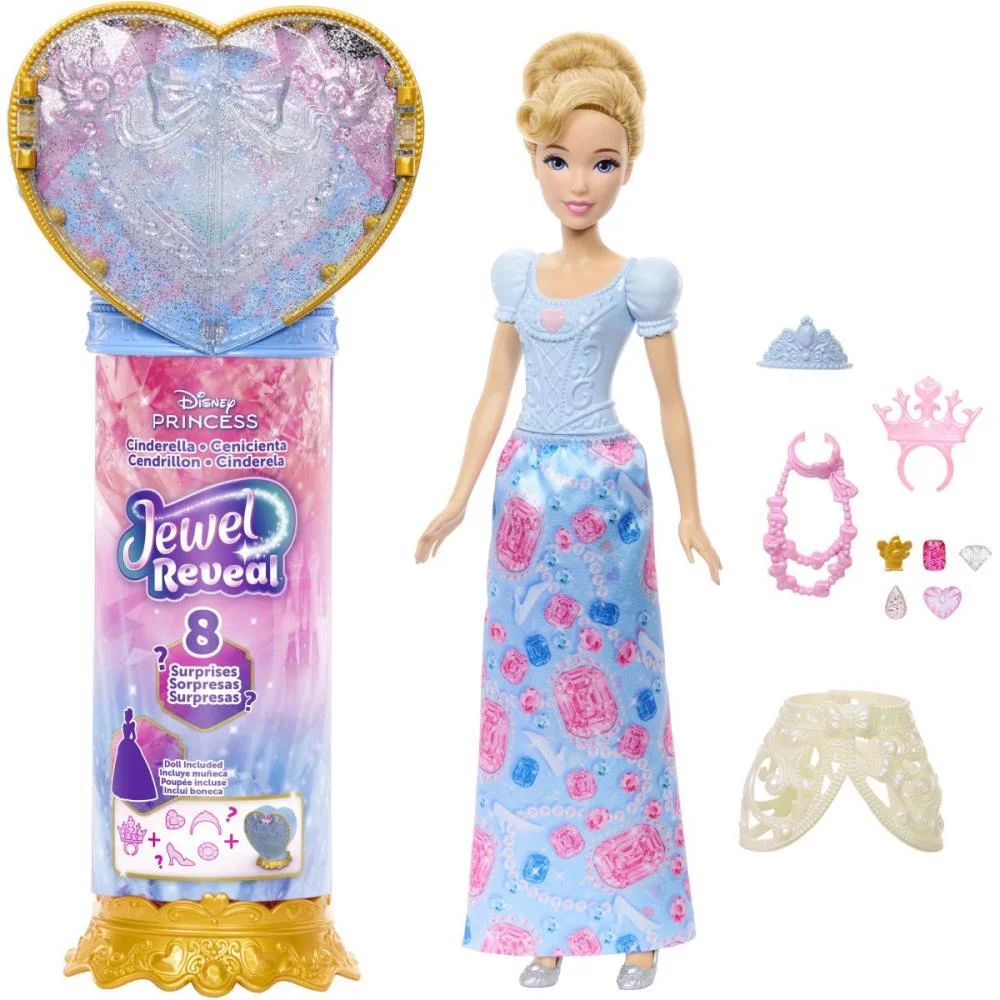 Boneca Disney Princesa Reveal Cinderela Mattel (Unidade)