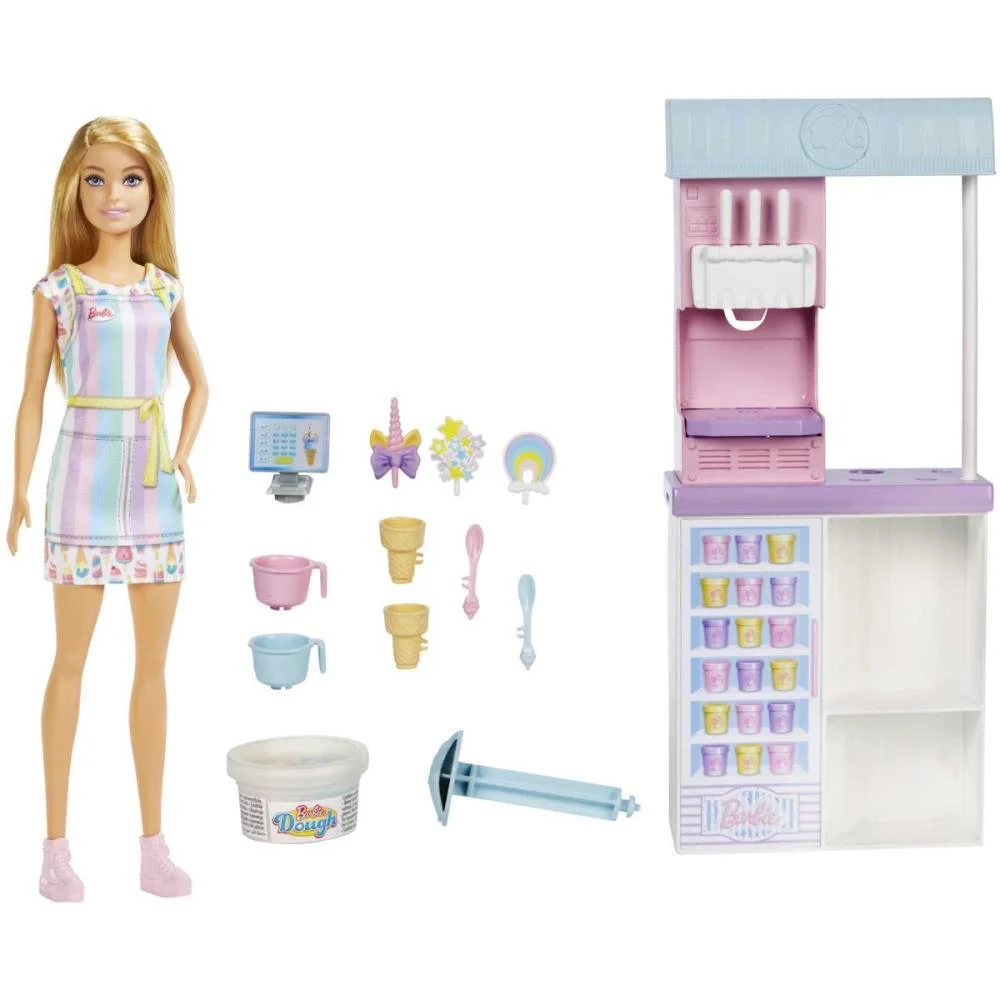 Barbie Profissoes Conjunto Quiosque De Sorvete Mattel (Unidade)